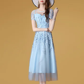Summer 2019 Dress Sexy Celebrity Mesh Pink Short Embroidery Women Patchwork O Neck Night Club Body con Party Dresses Wholesale
Summer 2019 Dress Sexy Celebrity Mesh Pink Short Embroidery Women Patchwork O Neck Night Club Body con Party Dresses Wholesale