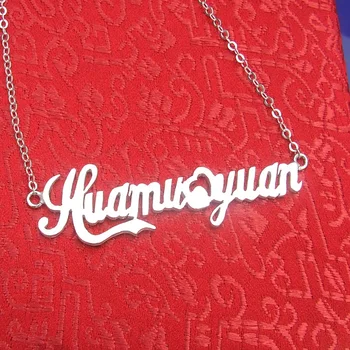 Custom-made English letters necklace friends gift name pendant 925 sterling silver products gift Christmas
Custom-made English letters necklace friends gift name pendant 925 sterling silver products gift Christmas