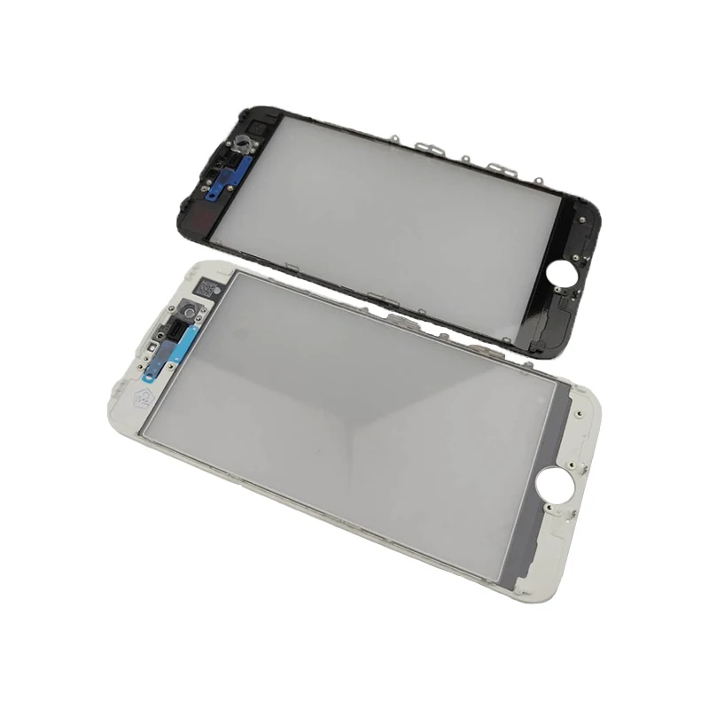 For iPhone 7G 7P 8G8P Glass with Bezel Frame +OCA+Camera Holder+Sensor Holder+Ear Mesh (2)