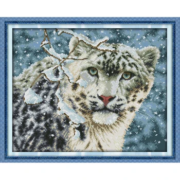 Everlasting Love Christmas Snow Leopard Chinese Cross Stitch Kits Ecological Cotton Stamped cross-stitch With A Printed Pattern
Everlasting Love Christmas Snow Leopard Chinese Cross Stitch Kits Ecological Cotton Stamped cross-stitch With A Printed Pattern