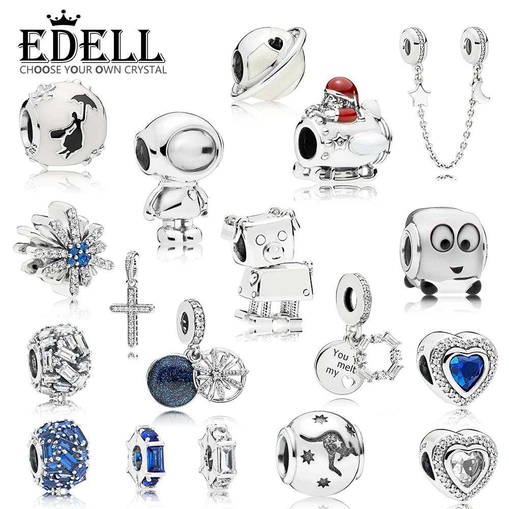 EDELL 100% 925 Sterling Silver New Winter Series Space Christmas Astronaut Charm Planet Bead Elegance Dazzling Fireworks Charm
EDELL 100% 925 Sterling Silver New Winter Series Space Christmas Astronaut Charm Planet Bead Elegance Dazzling Fireworks Charm