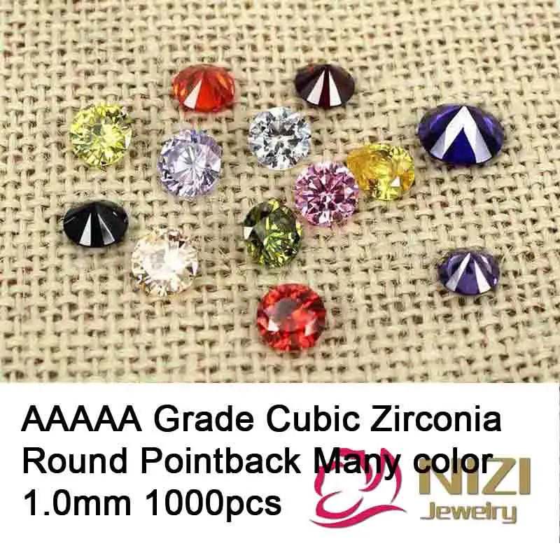AAAAA Grade Cubic Zirconia Beads Round Shape Cubic Zirconia Stones Perfect For Jewelry Accessories And DIY Decoration Many Color
AAAAA Grade Cubic Zirconia Beads Round Shape Cubic Zirconia Stones Perfect For Jewelry Accessories And DIY Decoration Many Color
