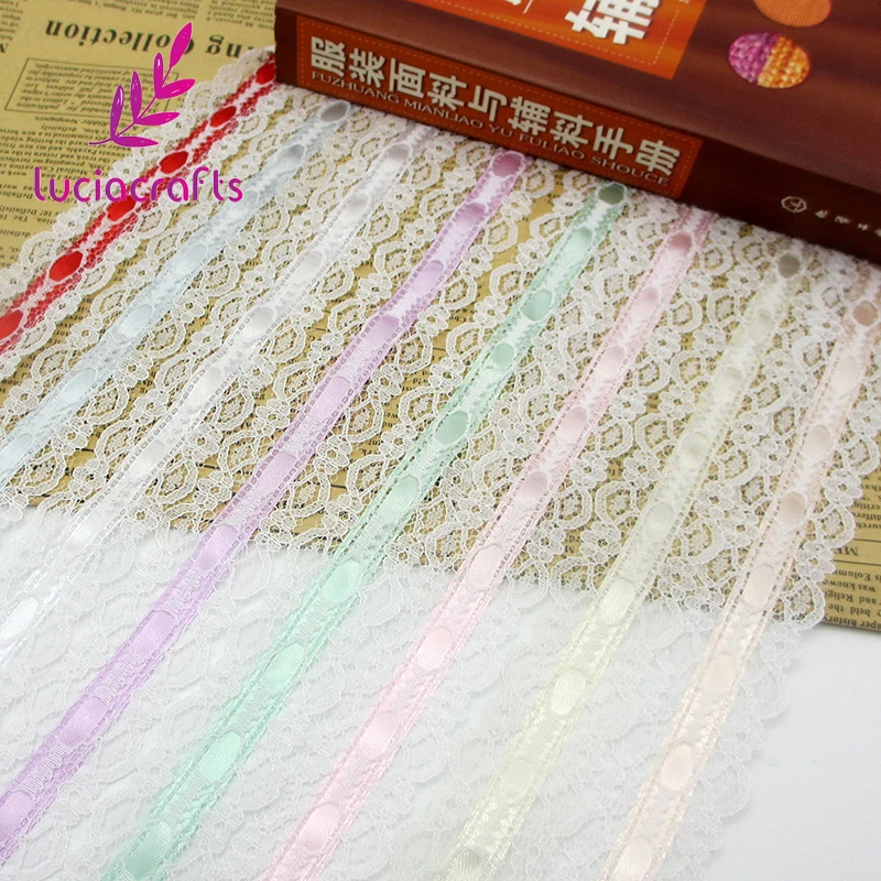 Lucia crafts 30mm Multi colors options Polyamide Yarns Can Spliced Lace Embroidery Lace Trim 3y/8y P0516
Lucia crafts 30mm Multi colors options Polyamide Yarns Can Spliced Lace Embroidery Lace Trim 3y/8y P0516