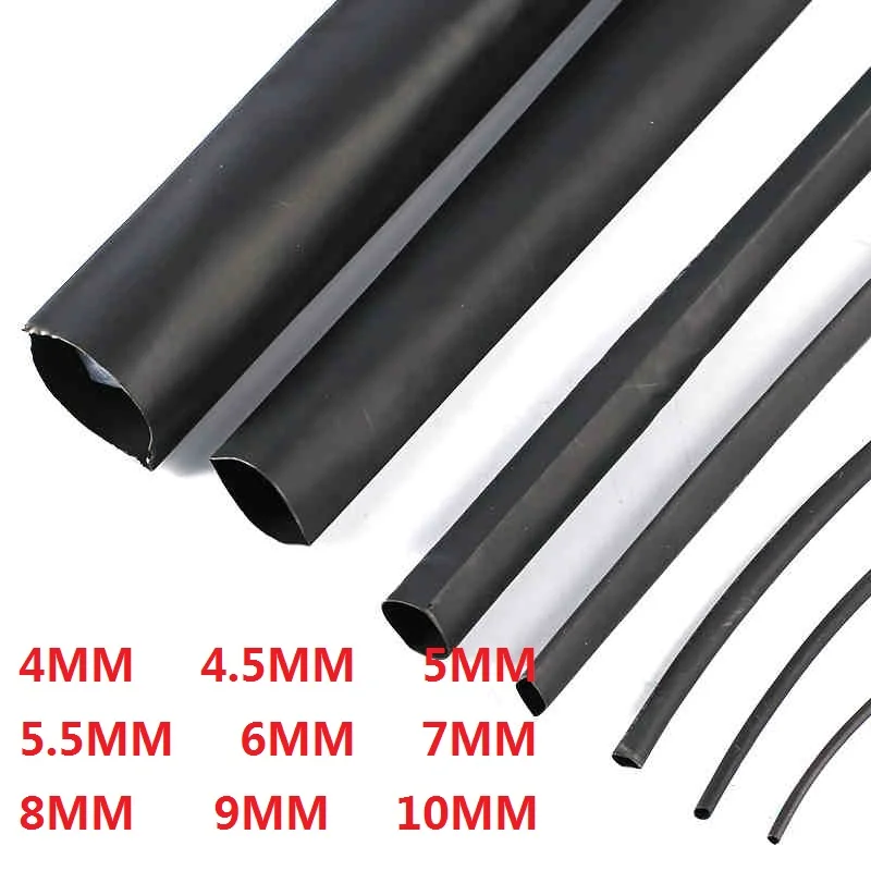 1meter/lot Heat Shrink Tube 4MM 4.5MM 5MM 5.5MM 6MM 7MM 8MM 9MM 10MM Heat Shrink Tubing Shrinkable Wrap Wire Cable Sleeve Kit
1meter/lot Heat Shrink Tube 4MM 4.5MM 5MM 5.5MM 6MM 7MM 8MM 9MM 10MM Heat Shrink Tubing Shrinkable Wrap Wire Cable Sleeve Kit