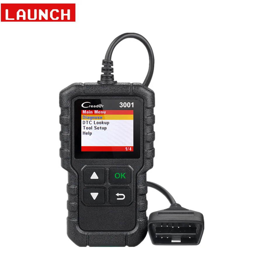 Original Launch Creader 3001 CR3001 Full OBD2/EOBD Code Reader Scanner Support Cr3001 Same as Al419
Original Launch Creader 3001 CR3001 Full OBD2/EOBD Code Reader Scanner Support Cr3001 Same as Al419