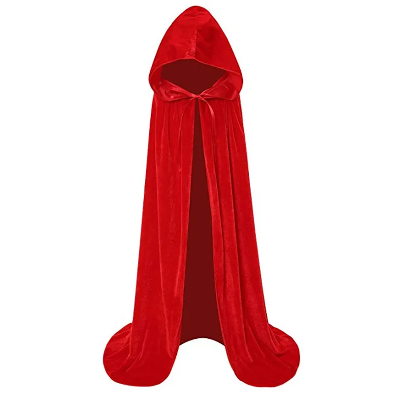2020 Halloween Costume Unisex Cosplay Death Cape Long Hooded Cloak Wizard Witch Medieval Cape S-XL Black White Red Coffee Blue 2020 Halloween Costume Unisex Cosplay Death Cape Long Hooded Cloak Wizard Witch Medieval Cape S-XL Black White Red Coffee Blue