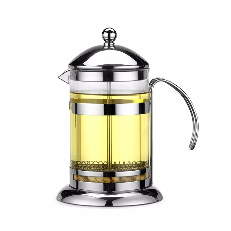 Stainless Steel French Press Coffee Pot Machine, Glass Teapot with Strainer, Filter Reliever, Cafetiere Kettle, Travel
Stainless Steel French Press Coffee Pot Machine, Glass Teapot with Strainer, Filter Reliever, Cafetiere Kettle, Travel