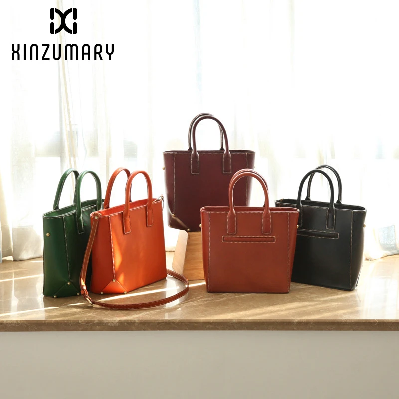 2019 Vegetable Tanned Leather Female Shoulder Bags Large-capacity handbag Casual Soild Color Shoulder Bag Simple Women Messenger
2019 Vegetable Tanned Leather Female Shoulder Bags Large-capacity handbag Casual Soild Color Shoulder Bag Simple Women Messenger