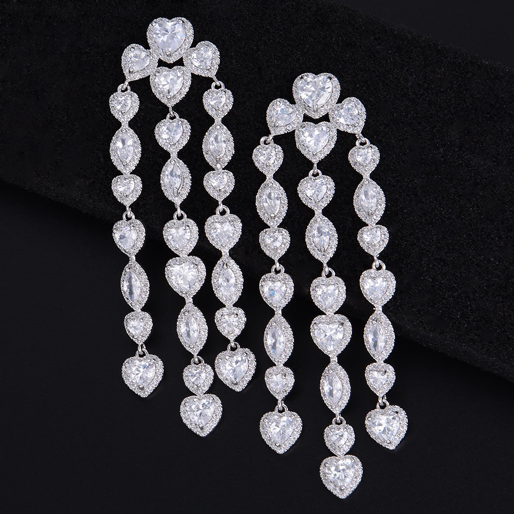 missvikki Cute Women Zircon Heart Pendant Earrings for Women Fashion Luxury Party Multicolor Crystal Lady Madam Women Earring
missvikki Cute Women Zircon Heart Pendant Earrings for Women Fashion Luxury Party Multicolor Crystal Lady Madam Women Earring