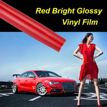 30x200cm Red Car styling Bright Glossy Vinyl Film Sticker Foil Bubble Free Car Wrapping Motorcycle Automobiles
30x200cm Red Car styling Bright Glossy Vinyl Film Sticker Foil Bubble Free Car Wrapping Motorcycle Automobiles