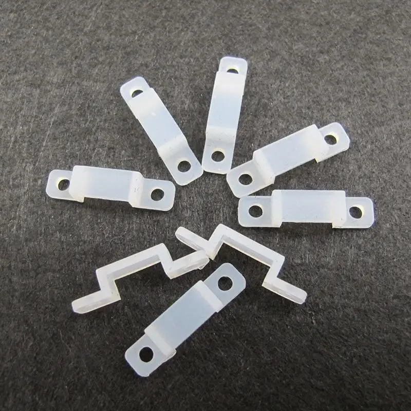 10Pcs/lot Fixer Holder Clip 12mm Width For Fix 5050 5630 RGB Single Color Silicone Flexible LED Strip Light
10Pcs/lot Fixer Holder Clip 12mm Width For Fix 5050 5630 RGB Single Color Silicone Flexible LED Strip Light