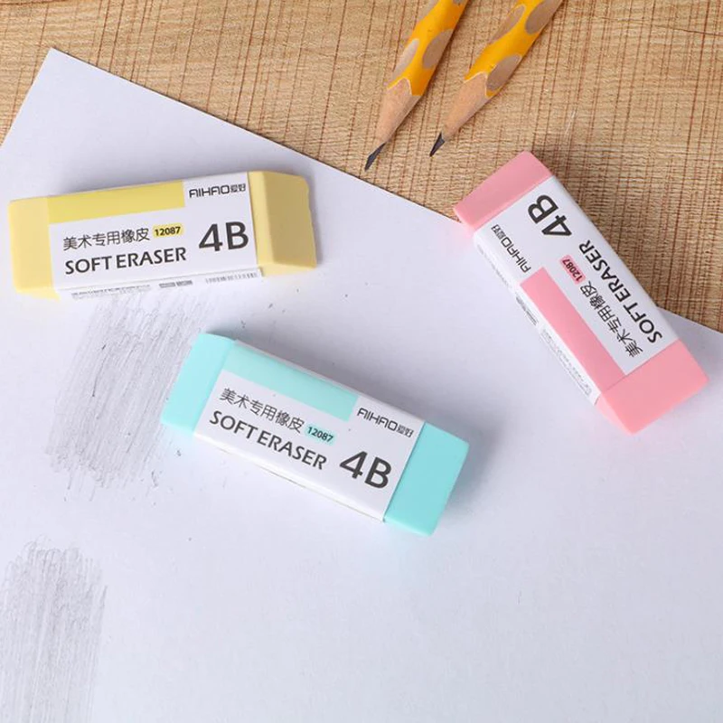 6 Pcs/set Kawaii Candy Jelly Color 4B Soft Eraser Correcting Rubber Pencil Erasers Art Painting Sketch Stationery Papelaria Gift
6 Pcs/set Kawaii Candy Jelly Color 4B Soft Eraser Correcting Rubber Pencil Erasers Art Painting Sketch Stationery Papelaria Gift