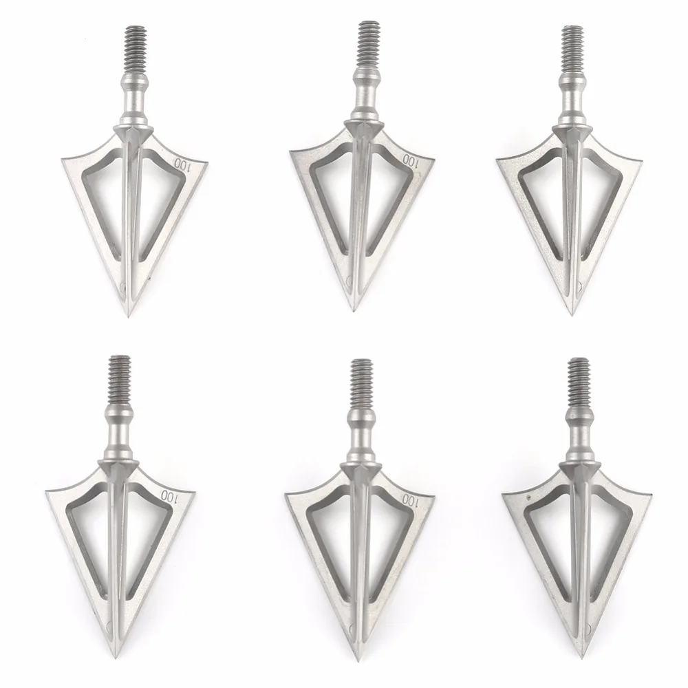 6pcs Broadheads 3 Blade Broad Arrow Heads Arrows Screw Tips Hunting 100 Grain Hunting Free Shipping
6pcs Broadheads 3 Blade Broad Arrow Heads Arrows Screw Tips Hunting 100 Grain Hunting Free Shipping