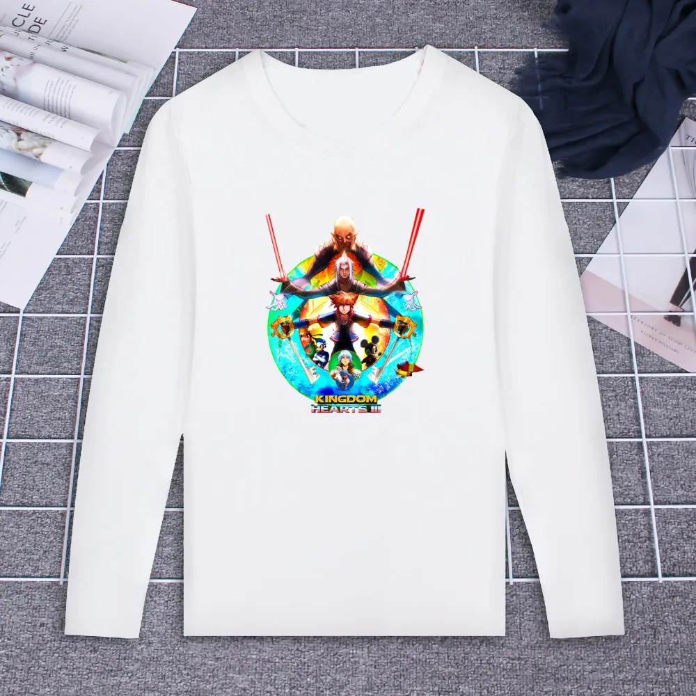 2019 Pure Cotton T-Shirt Kingdom Hearts Video Game Remix Printed Long Sleeve Fashion Casual Tops & Tees Brand Unisex Clothing
2019 Pure Cotton T-Shirt Kingdom Hearts Video Game Remix Printed Long Sleeve Fashion Casual Tops & Tees Brand Unisex Clothing