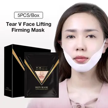 5PCS Original Protein V Line Mask Neck Face Lifting Mask Chin Up Patch Double Chin Reducer Contour Tightening Firming Moisturizi
5PCS Original Protein V Line Mask Neck Face Lifting Mask Chin Up Patch Double Chin Reducer Contour Tightening Firming Moisturizi