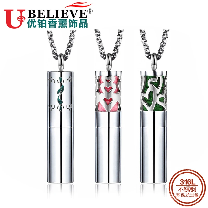 Ubelieve Perfume Hollow Out Essential Oils Storage Diffuser Necklace Aromatherapy Locket Pendants 316L Stainless Steel Necklace
Ubelieve Perfume Hollow Out Essential Oils Storage Diffuser Necklace Aromatherapy Locket Pendants 316L Stainless Steel Necklace