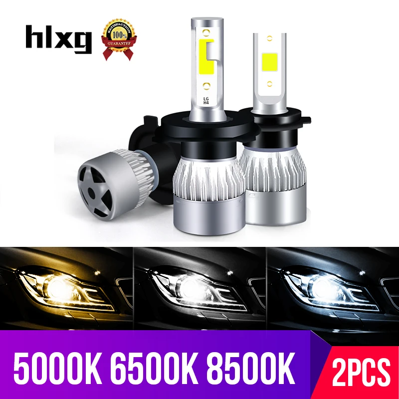 HLXG 5000K 6500K 8500K H7 Led H4 H11 H8 HB3 H1 9006 Car Headlight Bulb High Low Beam Motorcycle Auto Fog lamp 12V 24V Warm White
HLXG 5000K 6500K 8500K H7 Led H4 H11 H8 HB3 H1 9006 Car Headlight Bulb High Low Beam Motorcycle Auto Fog lamp 12V 24V Warm White