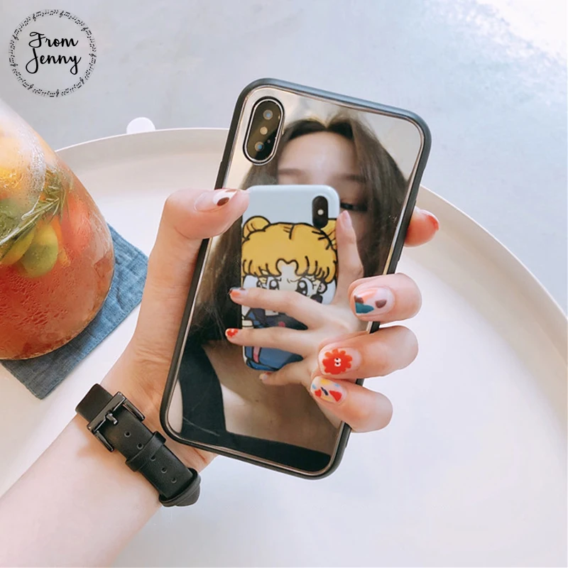 From Jenny Fashion Cosmetic Mirror Phone Case for iphone X 8 8 plus 7 7plus 6 6plus 6 6S+ Hard Back Cover Soft Side
From Jenny Fashion Cosmetic Mirror Phone Case for iphone X 8 8 plus 7 7plus 6 6plus 6 6S+ Hard Back Cover Soft Side
