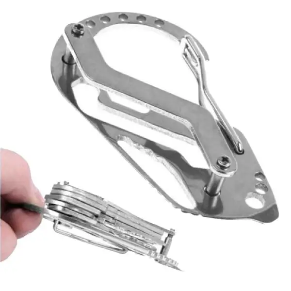 DreamBell Fashion Key Chain Portable Compact Stainless Steel Key Ring Multi-functional Smart Clip Key Chain Pocket Tool ZK30
DreamBell Fashion Key Chain Portable Compact Stainless Steel Key Ring Multi-functional Smart Clip Key Chain Pocket Tool ZK30