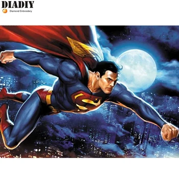 Full Square/Round Drill 5D DIY Diamond Painting Superman at night Embroidery Cross Stitch Mosaic Home Decor Gift
Full Square/Round Drill 5D DIY Diamond Painting Superman at night Embroidery Cross Stitch Mosaic Home Decor Gift