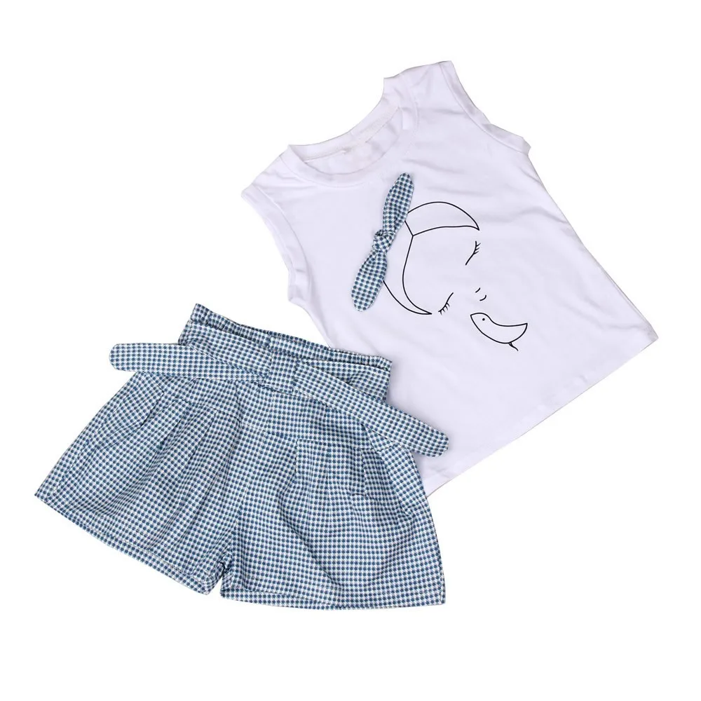 Bow Print Avatar Plaid Skirt Fashion Cute Kids Girls Cute Bow Girl Pattern Shirt Top Grid Shorts Set Clothing F4
Bow Print Avatar Plaid Skirt Fashion Cute Kids Girls Cute Bow Girl Pattern Shirt Top Grid Shorts Set Clothing F4
