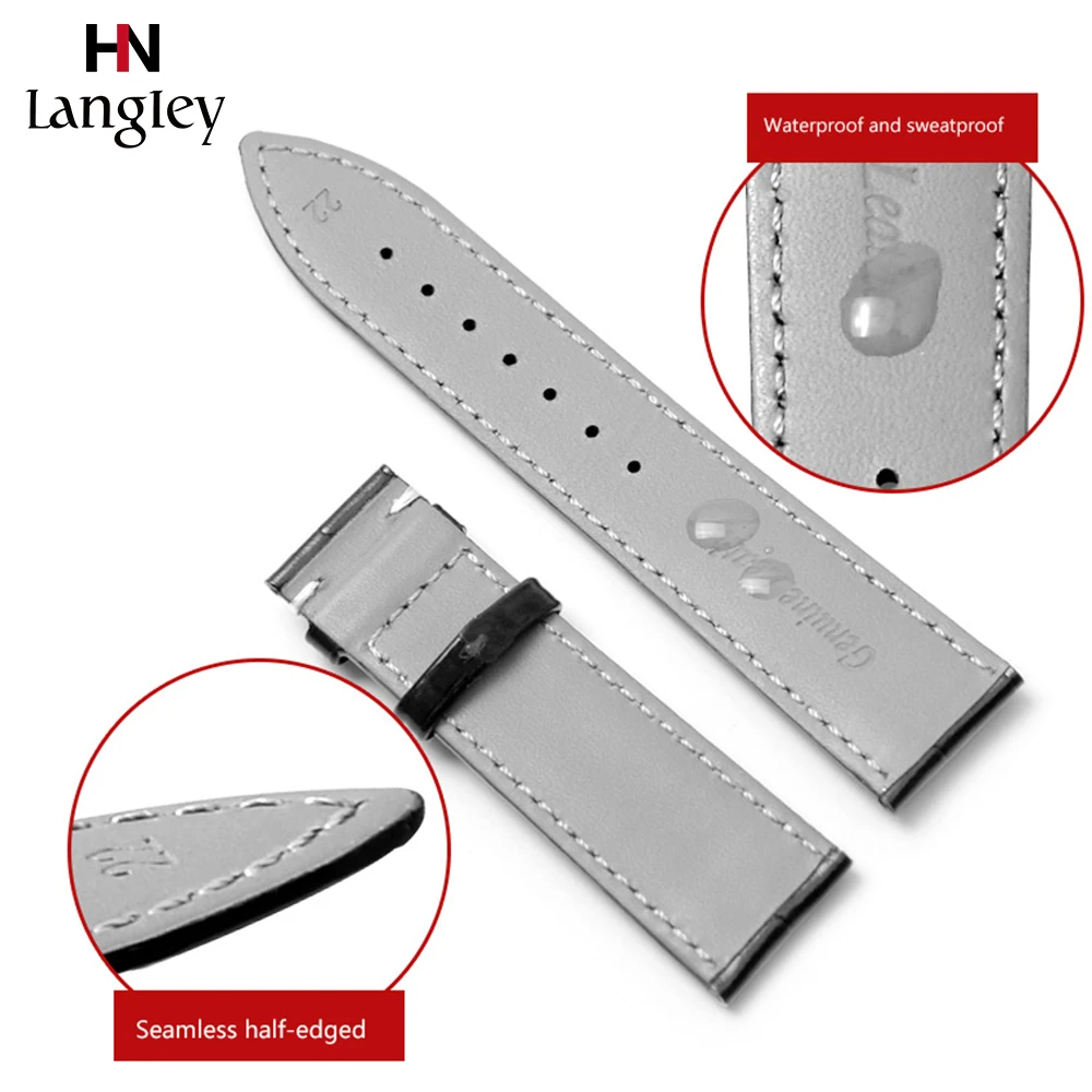 Comfortable Straps For Men Women Wristwatch Bands Genuine Leather double-sided head Waterproof Soft Breathability Watches Strap
Comfortable Straps For Men Women Wristwatch Bands Genuine Leather double-sided head Waterproof Soft Breathability Watches Strap