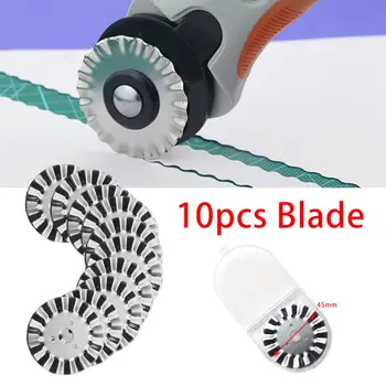 10PCS Wave Rotary Blade New Paper Cutter Wavy Lace Blade Quilting Scrap Booking Leather Vinyl Cutting Accessories DIY Blade
10PCS Wave Rotary Blade New Paper Cutter Wavy Lace Blade Quilting Scrap Booking Leather Vinyl Cutting Accessories DIY Blade