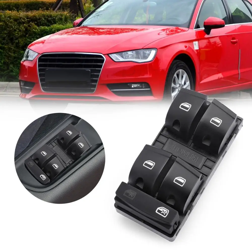 Areyourshop Car Master Power Window Switch Electric Control Switch For Audi A6 A3 4F 4G C6 S6 Q7 Car Auto Accessories 4F0959851F
Areyourshop Car Master Power Window Switch Electric Control Switch For Audi A6 A3 4F 4G C6 S6 Q7 Car Auto Accessories 4F0959851F