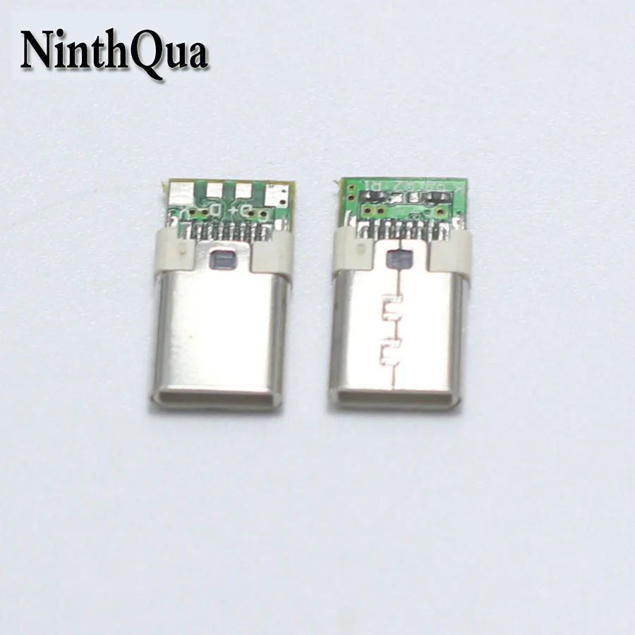 2 шт. DIY USB 3 1 Type-C разъем с печатной платой штекер 8P сварочный | Обустройство дома