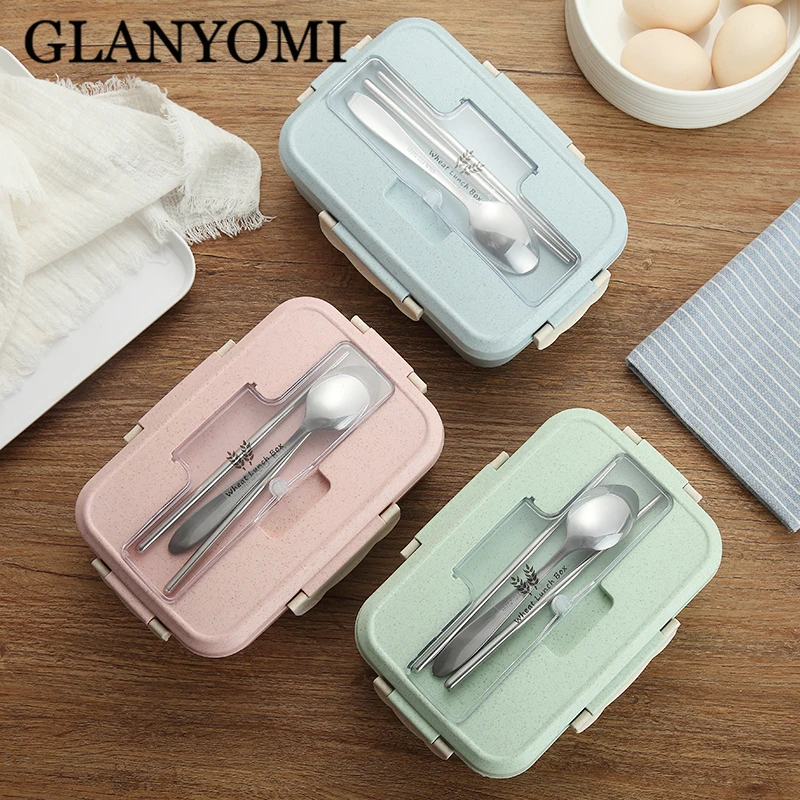 Japanese Style Plastic Wheat Straw Bento Lunchbox Portable Kids School Student Lunch Boxs Modern Picnic Camping Food Container
Japanese Style Plastic Wheat Straw Bento Lunchbox Portable Kids School Student Lunch Boxs Modern Picnic Camping Food Container