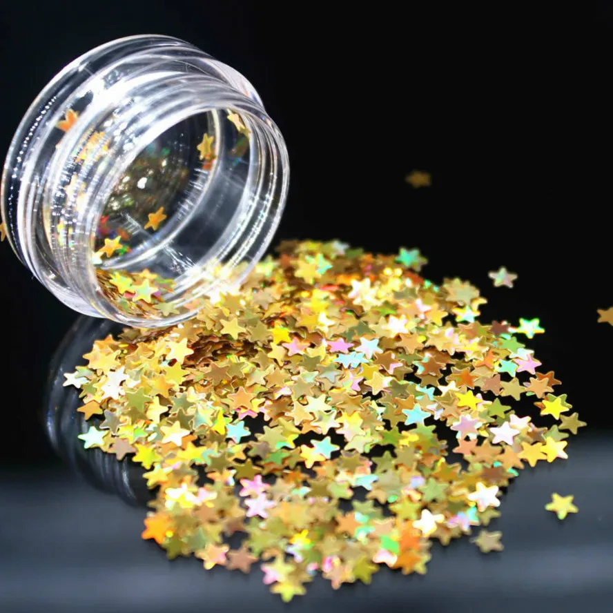 1Bottle Bright Gold Holographic Sequin Glitter Shimmer Diamond 9 Co Eye Shiny Skin Highlighter Face Glitter Festiva Makeup Start
1Bottle Bright Gold Holographic Sequin Glitter Shimmer Diamond 9 Co Eye Shiny Skin Highlighter Face Glitter Festiva Makeup Start