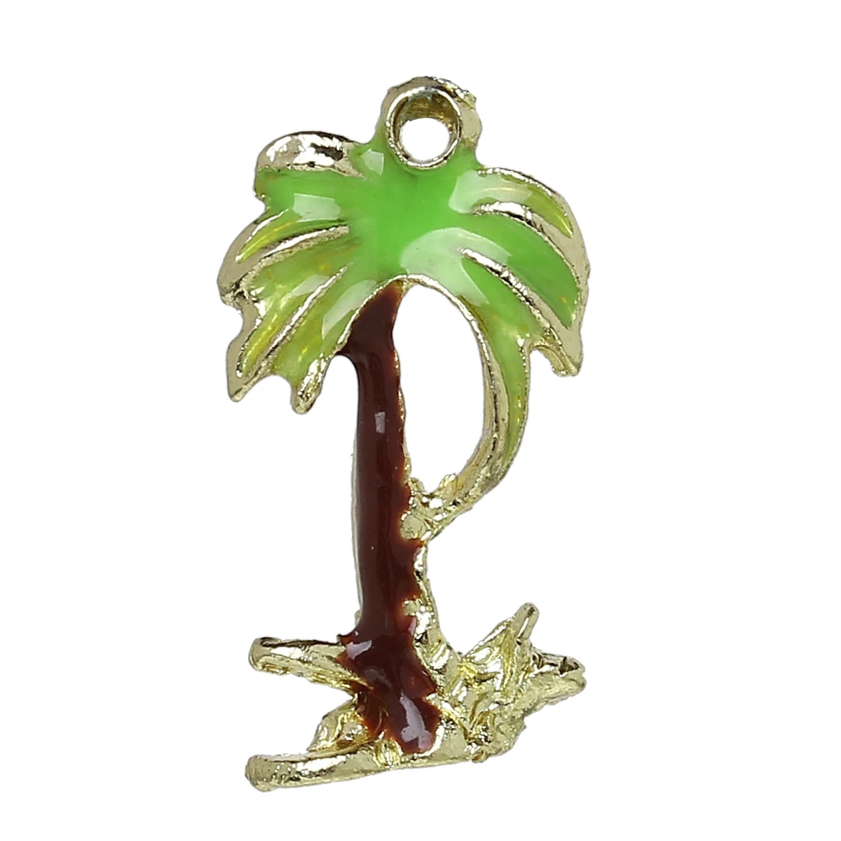 DoreenBeads Zinc metal alloy Charm Pendants Coconut Tree Light Golden Green Enamel 17mm( 5/8") x 10mm( 3/8"),2 PCs 2016 new
DoreenBeads Zinc metal alloy Charm Pendants Coconut Tree Light Golden Green Enamel 17mm( 5/8") x 10mm( 3/8"),2 PCs 2016 new