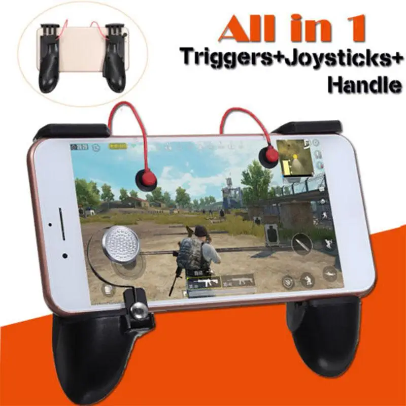 EastVita 3 in 1 Trigger + Joystick + Handle Mobile Game Gamepad Joystick Controller Trigger Fire Button for PUBG
EastVita 3 in 1 Trigger + Joystick + Handle Mobile Game Gamepad Joystick Controller Trigger Fire Button for PUBG
