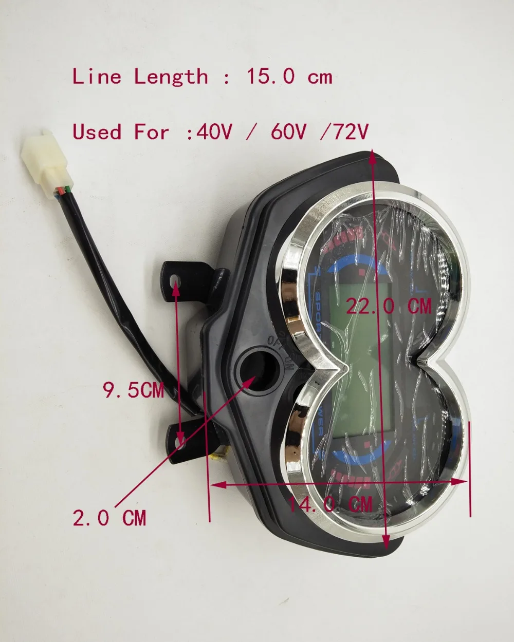 A286 Motorcycle Electric Tricycle Dashboard Fuel Gauge Assembly Kilometers Tables Speedometer 40V60V72V LCD Display Battery
A286 Motorcycle Electric Tricycle Dashboard Fuel Gauge Assembly Kilometers Tables Speedometer 40V60V72V LCD Display Battery