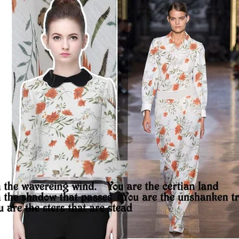 Yarn printing beautiful retro pastoral inelastic microlens elegant couture dress shirt fabric
Yarn printing beautiful retro pastoral inelastic microlens elegant couture dress shirt fabric