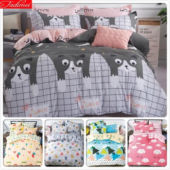 Dog Plant Floral Stripe Plaid Geometric Bedding Sets 3/4 pcs Bedclothes Full King Queen Double Single Size Duvet Cover Bed Sheet
Dog Plant Floral Stripe Plaid Geometric Bedding Sets 3/4 pcs Bedclothes Full King Queen Double Single Size Duvet Cover Bed Sheet