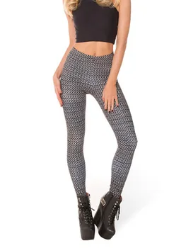 MHIWU Digital Printing Elastic Bottom Trousers Chain Slimming Nine-minute Trousers Gothic Leggings Women
MHIWU Digital Printing Elastic Bottom Trousers Chain Slimming Nine-minute Trousers Gothic Leggings Women