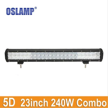 Oslamp 23" 240W 5D LED Light Bar (Spot+Flood) Combo Work Light Bar 4x4 OffRoad Truck ATV 4WD Car LED Driving Light
Oslamp 23" 240W 5D LED Light Bar (Spot+Flood) Combo Work Light Bar 4x4 OffRoad Truck ATV 4WD Car LED Driving Light