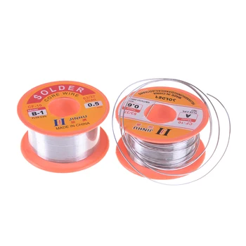 NEW 0.5/0.6mm Flux 2.0% Tin Lead Tin Wire Melt Rosin Core Solder Soldering Wire Roll
NEW 0.5/0.6mm Flux 2.0% Tin Lead Tin Wire Melt Rosin Core Solder Soldering Wire Roll