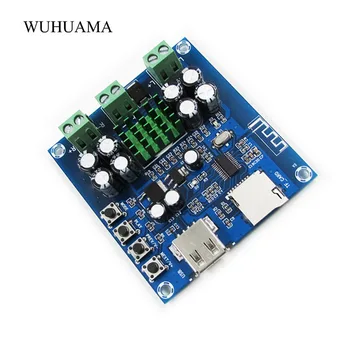 Bluetooth Receiver Amplifier Audio Board Digital U Disk TF Decoding 2X50W Amplificador DC12
Bluetooth Receiver Amplifier Audio Board Digital U Disk TF Decoding 2X50W Amplificador DC12