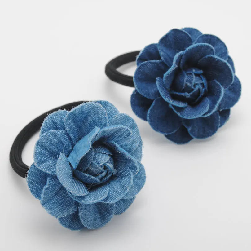 1 Piece Flower Hair Scrunchies Girls Elastic Bands Accessories Kids Gum Good Gift Choice |