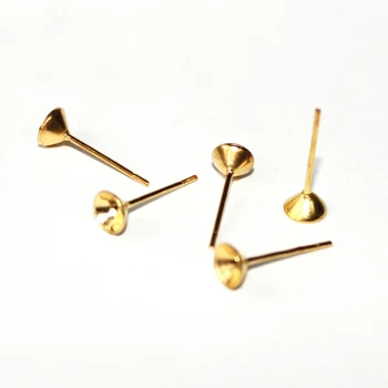 Gold and Rhodium Stainless Steel Earrings Pin Cup Jewelry Findings Supplies DIY Jewelry and accessories
Gold and Rhodium Stainless Steel Earrings Pin Cup Jewelry Findings Supplies DIY Jewelry and accessories