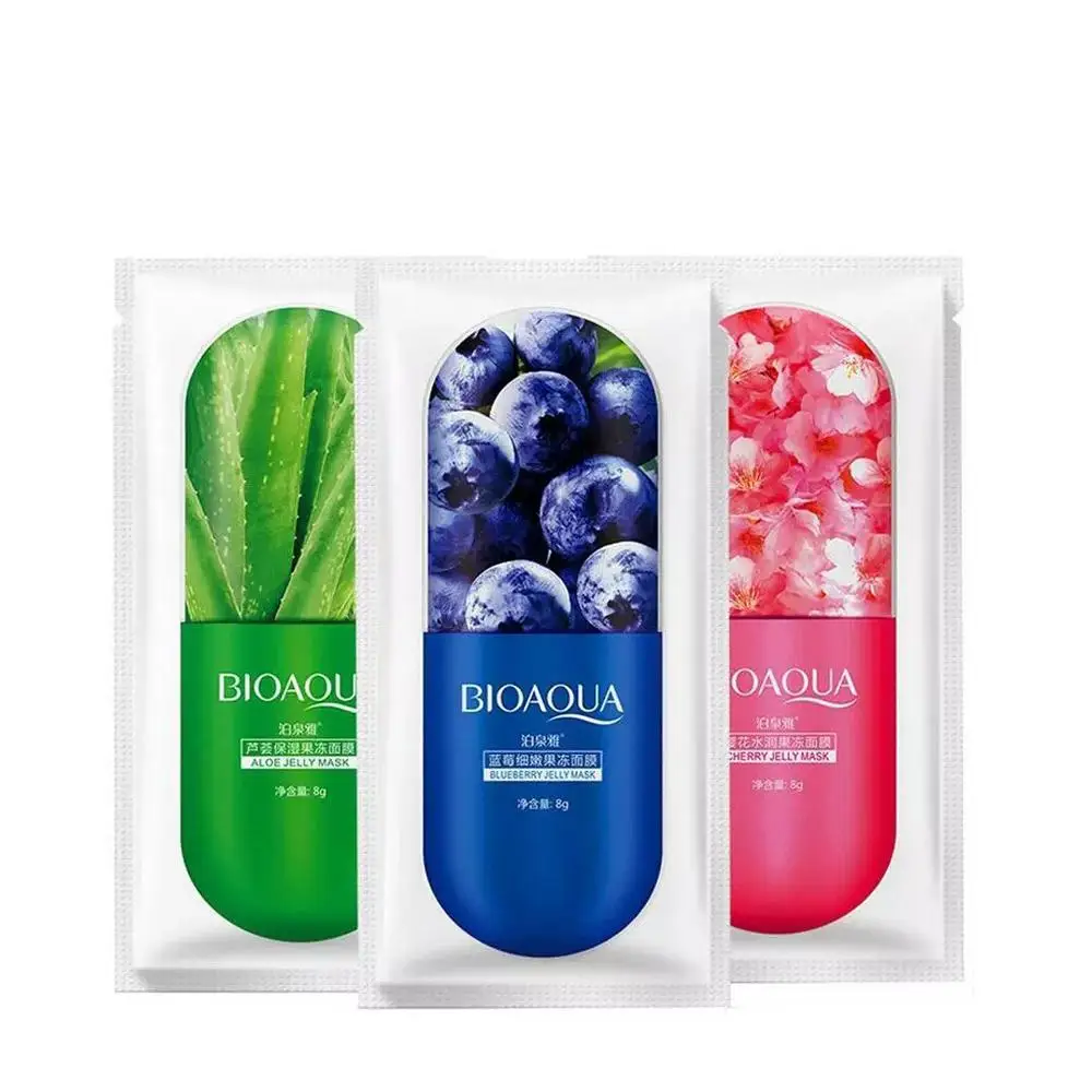 Bioaqua Aloe Vera Extract Facial Mask Whitening Hydrating Moisturizing Lasting moisture Skin Care Face Mask 1pc
Bioaqua Aloe Vera Extract Facial Mask Whitening Hydrating Moisturizing Lasting moisture Skin Care Face Mask 1pc