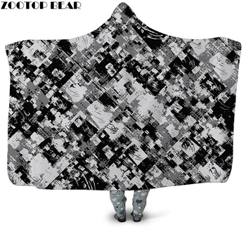 Multiple Reflection 3D Printed Plush Hooded Blanket for Adults Children Warm Wearable Fleece Throw Blanket Home Office Washable
Multiple Reflection 3D Printed Plush Hooded Blanket for Adults Children Warm Wearable Fleece Throw Blanket Home Office Washable