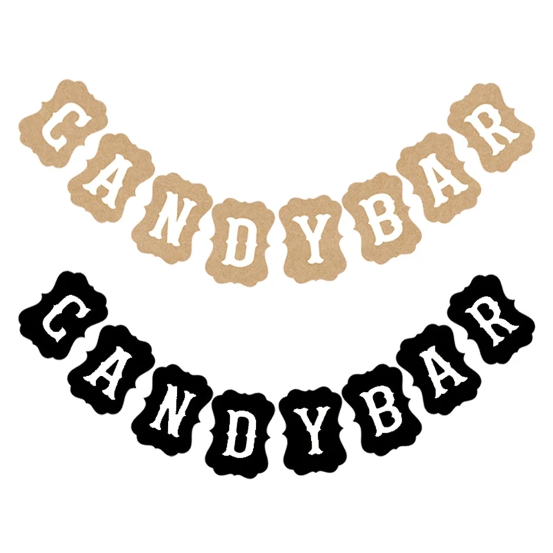 Candy Bar Kraft Paper Cardboard Bunting Banner Garland Vintage Wedding Decor Sign Baby Shower Birthday Party Buffet
Candy Bar Kraft Paper Cardboard Bunting Banner Garland Vintage Wedding Decor Sign Baby Shower Birthday Party Buffet