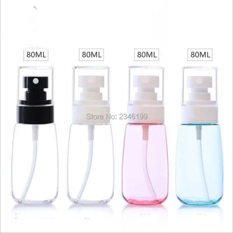 Empty Plastic Spray Bottle 80ml Plastic Lotion Pump 100ml Empty Emulsion Pump Cosmetic Plastic Transparent Spray Bottle (4)