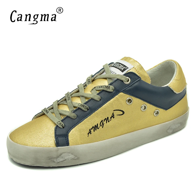 CANGMA Luxury Brand Flats Women Designer Sneakers Shoes Gold Footwear Waterproof Canvas Girls Vintage Women's Shoes Female
CANGMA Luxury Brand Flats Women Designer Sneakers Shoes Gold Footwear Waterproof Canvas Girls Vintage Women's Shoes Female