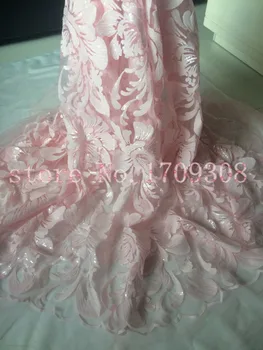 Fashionable French net Lace Fabric in PINK color,high quality african embroidered lace fabric for wedding dress
Fashionable French net Lace Fabric in PINK color,high quality african embroidered lace fabric for wedding dress