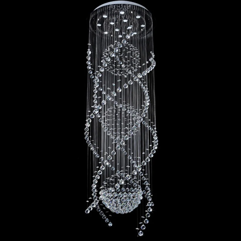 new modern large chandelier cristal lampe lustre hanging staircase chandelier lighting
new modern large chandelier cristal lampe lustre hanging staircase chandelier lighting