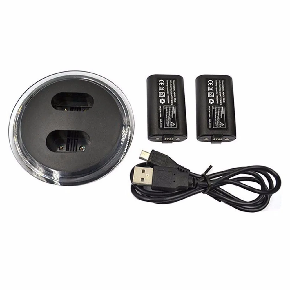 For XBOX ONE Dual Charging Dock Station Controller Charger and 2 Extra Battery
For XBOX ONE Dual Charging Dock Station Controller Charger and 2 Extra Battery